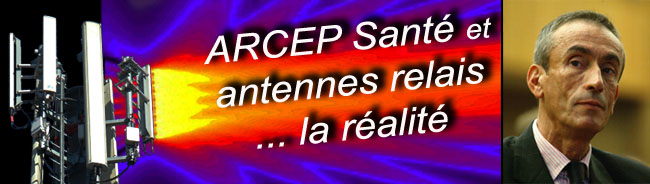 Arcep antennes relais et sante